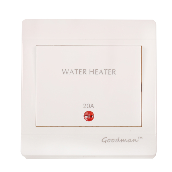 Goodman water heater switch 20A white